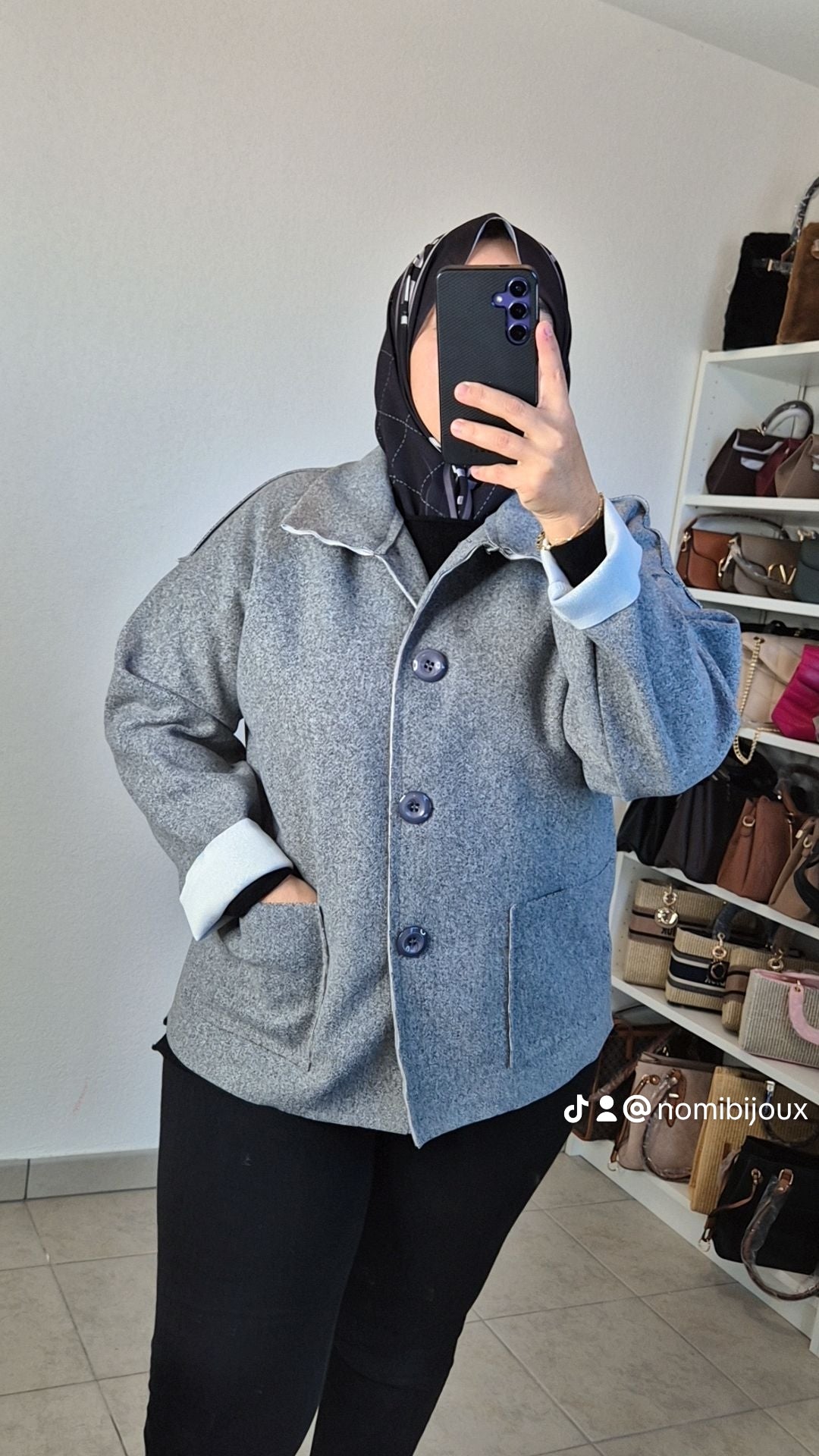Manteau gris