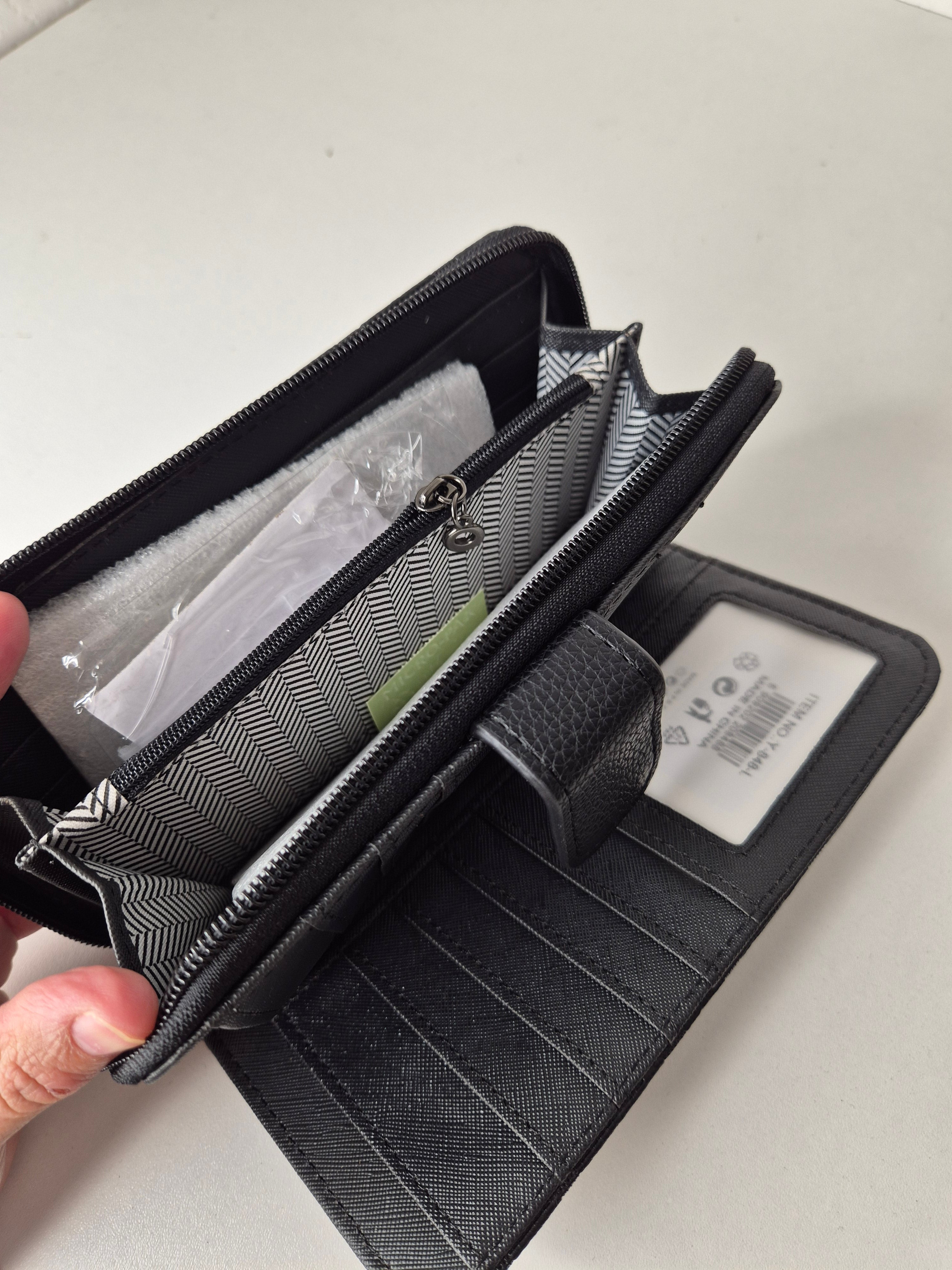 Portefeuille feriel noir