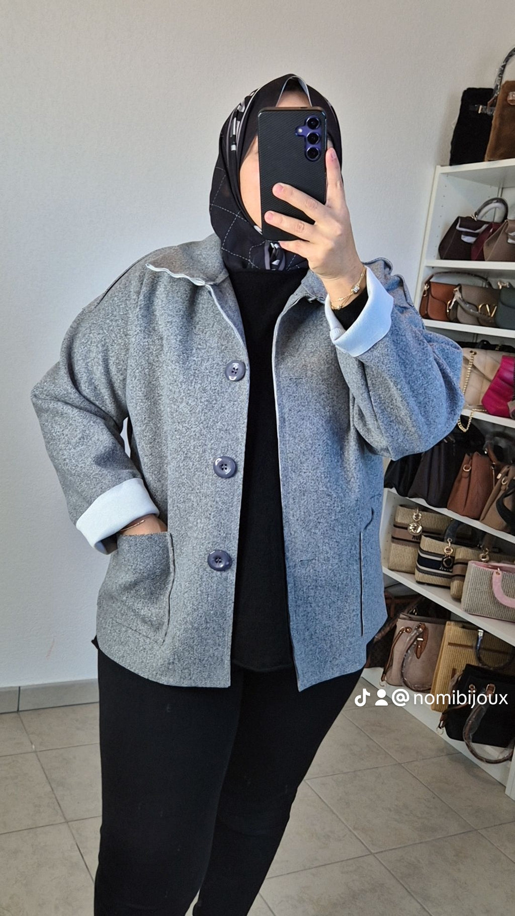 Manteau gris